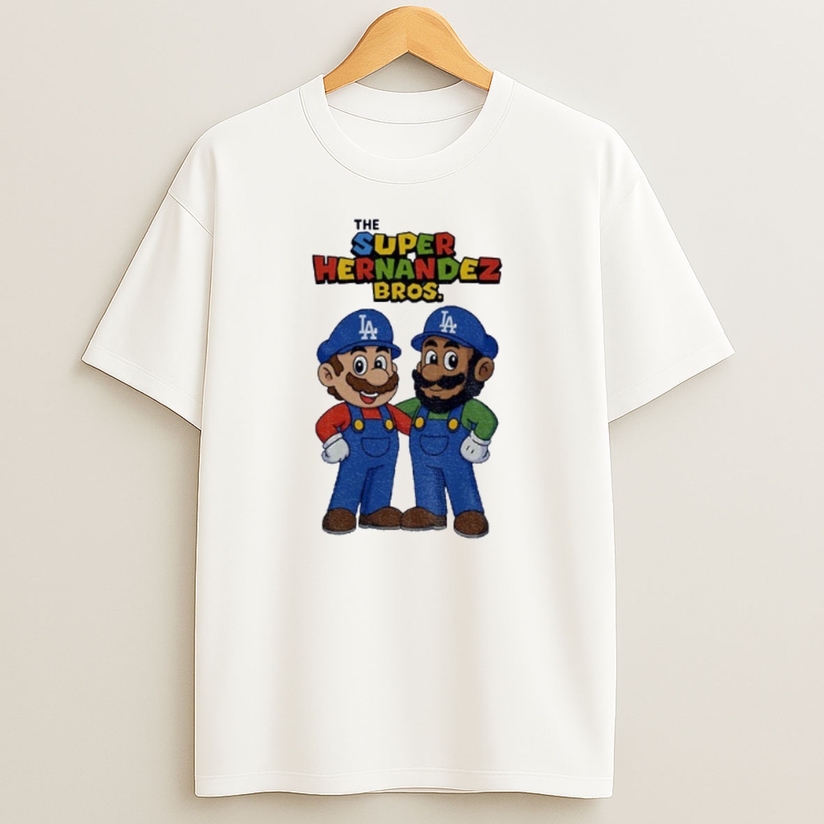 Premium The Super Hernandez Bros Mario Dodgers Baseball Sweatshirt Tee