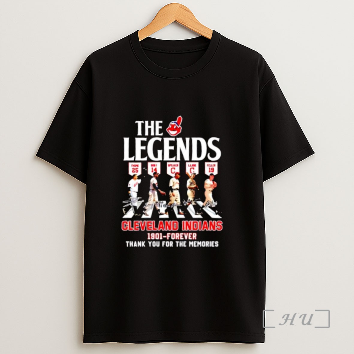 Premium The Legends Cleveland Indians 1901 Forever Thank You For The Memories X Abbey Road Sweatshirt Tee Shirt