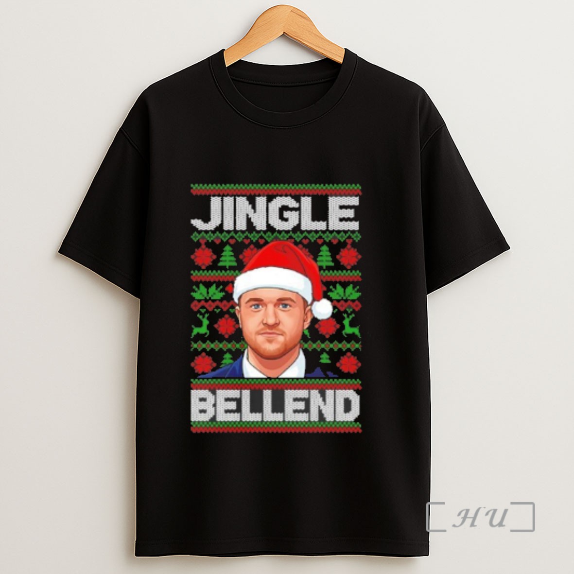 Premium Tommy Robinson Jingle Bell End Ugly Christmas Sweat Sweatshirt Tee Shirt