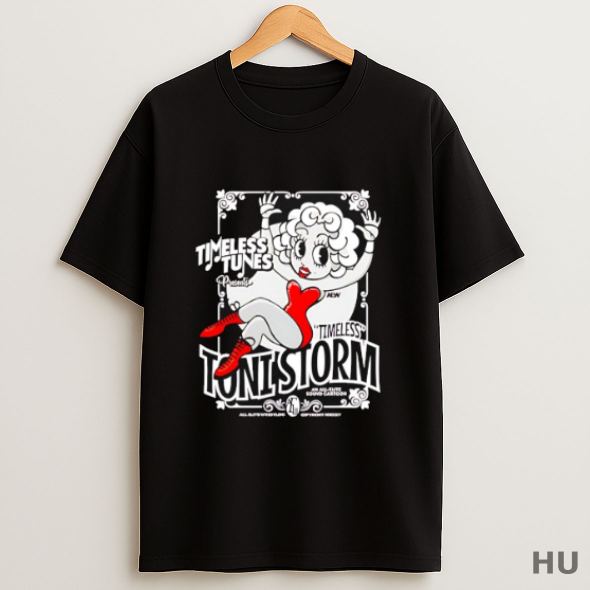 Premium Toni Storm Timeless Tunes Aew Cartoon T Shirt Sweatshirt Tee
