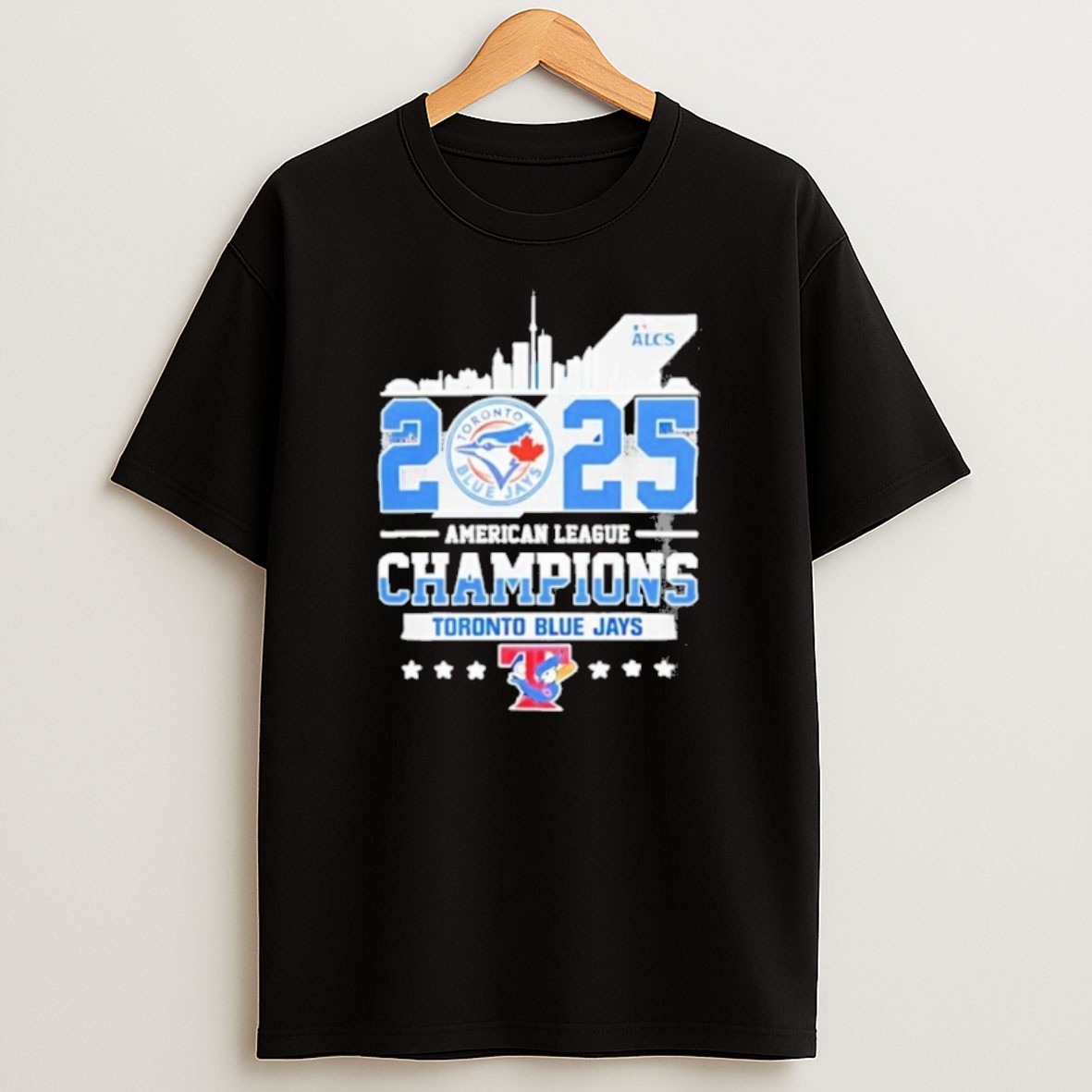 Premium Toronto Blue Jays 2025 American League Champions Skyline Sweatshirt Tee