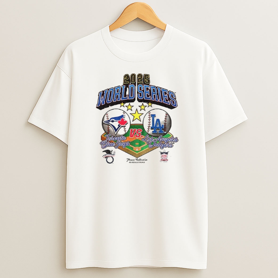 Premium Toronto Blue Jays Vs Los Angeles Dodgers World Series 2025 Mlb Logo Sweatshirt Tee
