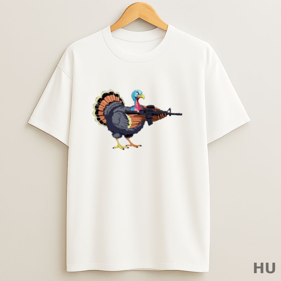 Premium Triggered Turkey Gun T Shirt Sweatshirt Tee