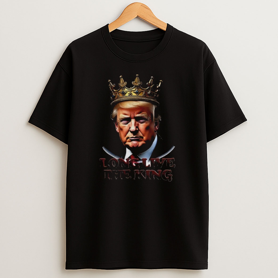Premium Trump Long Live The King Funny Political Sweatshirt Tee