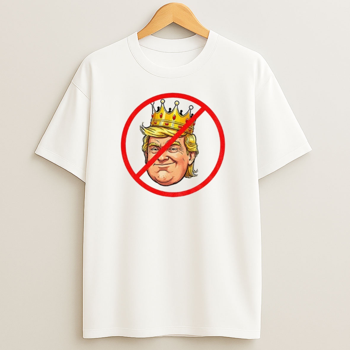 Premium Trump With Crown No King Trump Sweatshirt Tee
