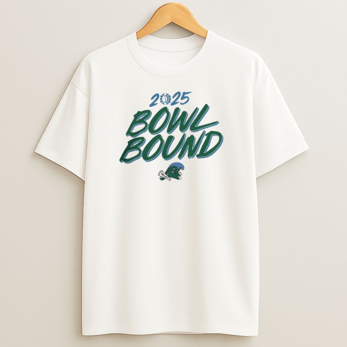 Premium Tulane Green Wave College Football 2025 Bowl Bound Sweatshirt Tee