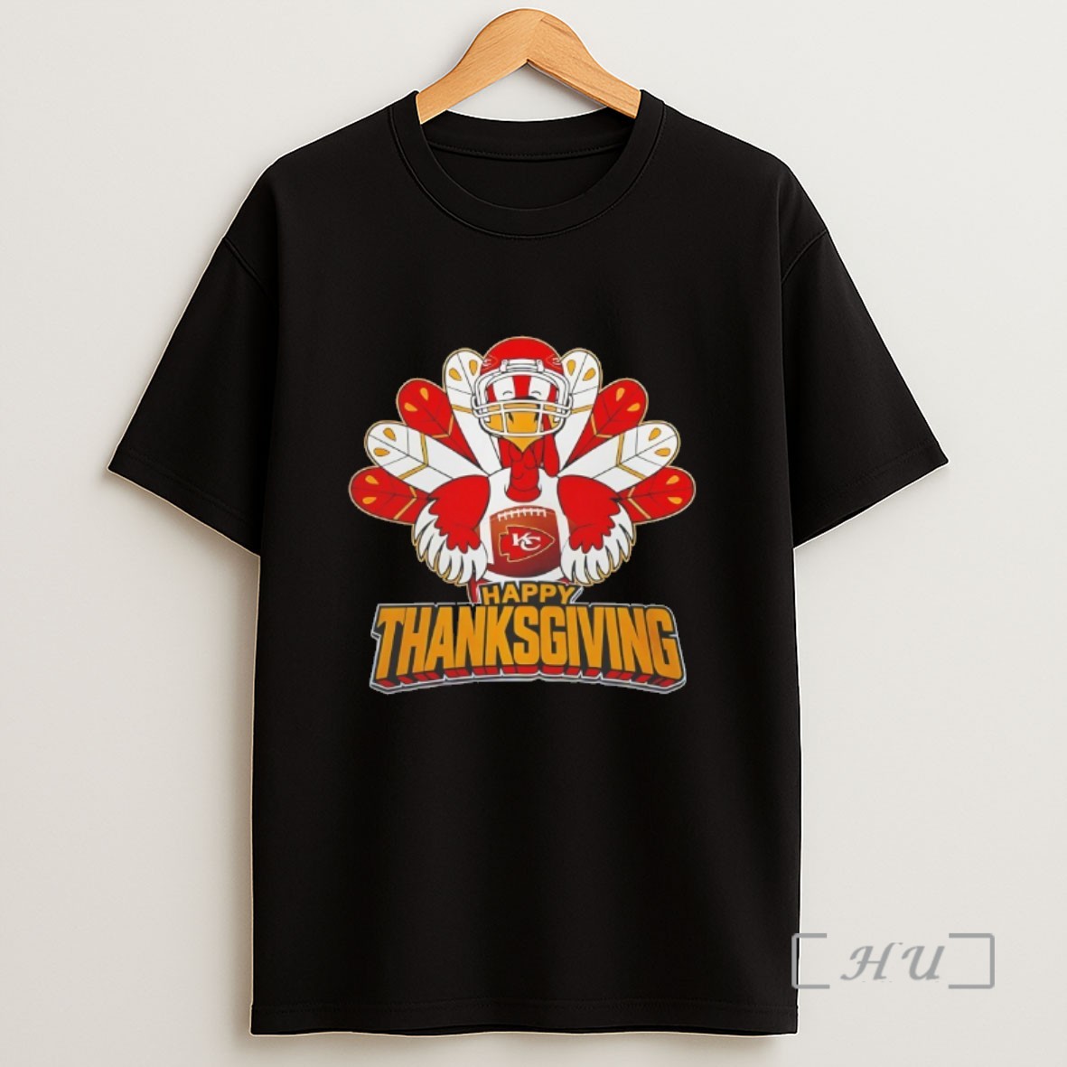 Premium Turkey Kansas City Chiefs Happy Thanksgiving Sweatshirt Tee Shirt