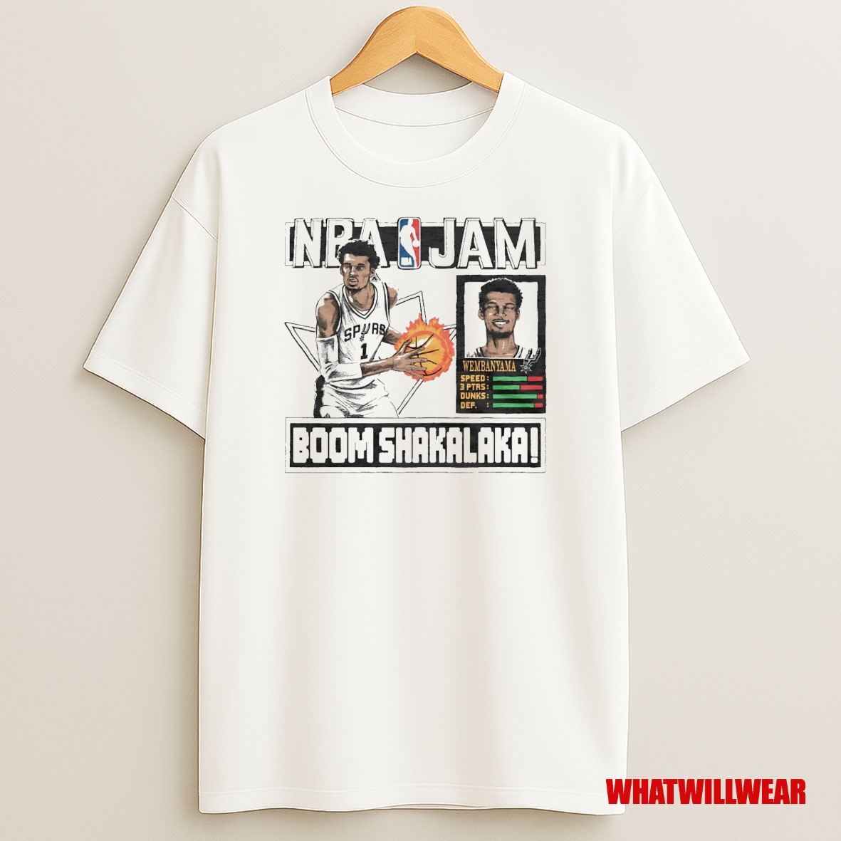 Premium Victor Wembanyama Nba Jam Spurs Superstar Sweatshirt Tee