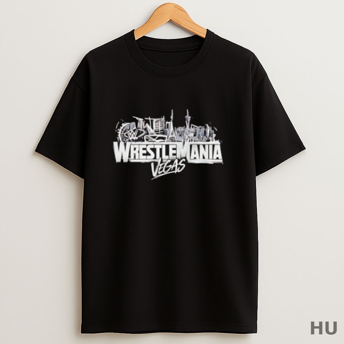 Premium Wwe Wrestlemania 42 Vegas Logo City Skyline T Shirt Sweatshirt Tee