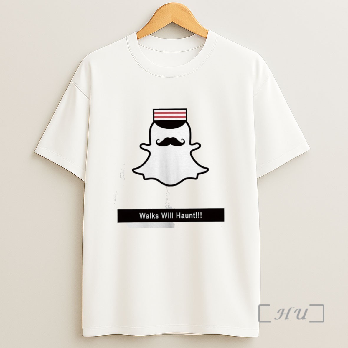 Premium Walks Will Haunt Snap Ghost Sweatshirt Tee Shirt