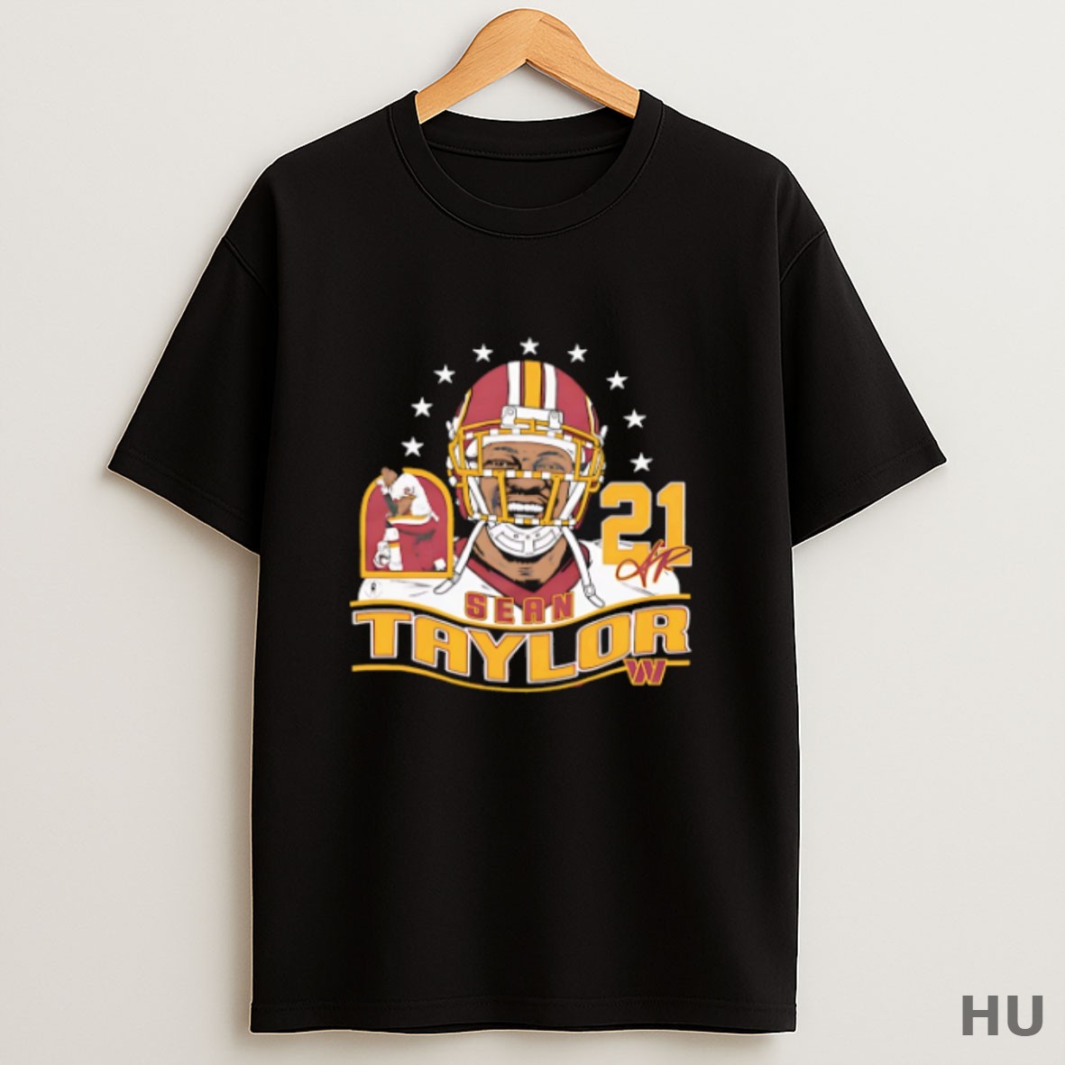 Premium Washington Commanders Sean Taylor Caricature Signature T Shirt Sweatshirt Tee