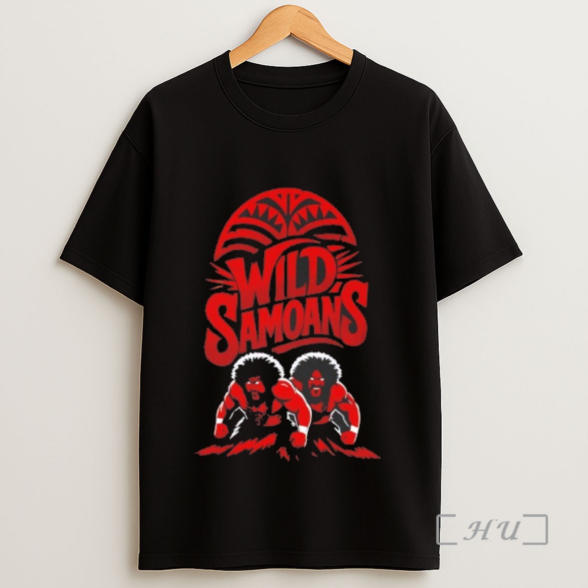 Premium Wild Samoans Illustrated Sweatshirt Tee Shirt