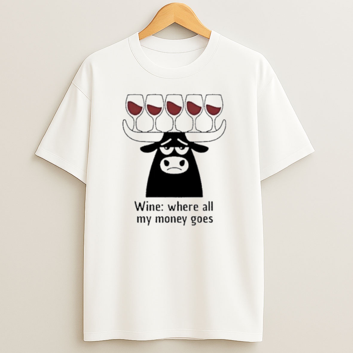Premium Wine Money Problem Where All My Money Goes Sweatshirt Tee