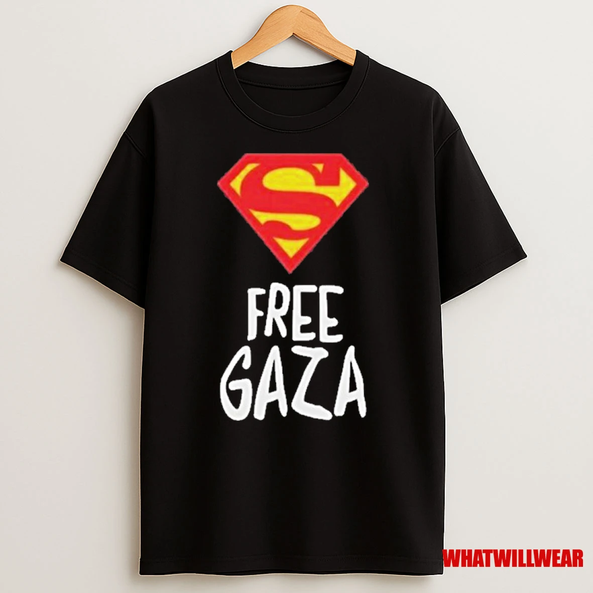 Pretty Superman Free Gaza Shirts