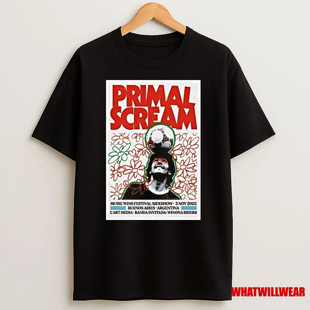 Primal Scream Music Wins Festival Buenos Aires Argentina November 3 2025 Shirts