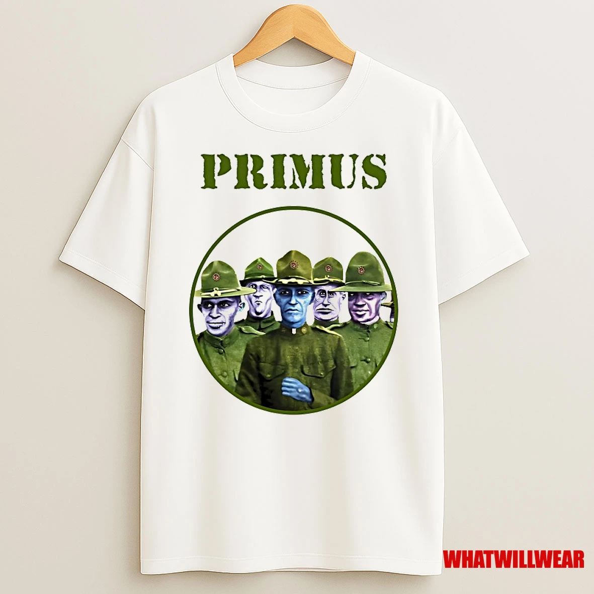 Primus Military March Cartoon Soldiers Vintage Shirts