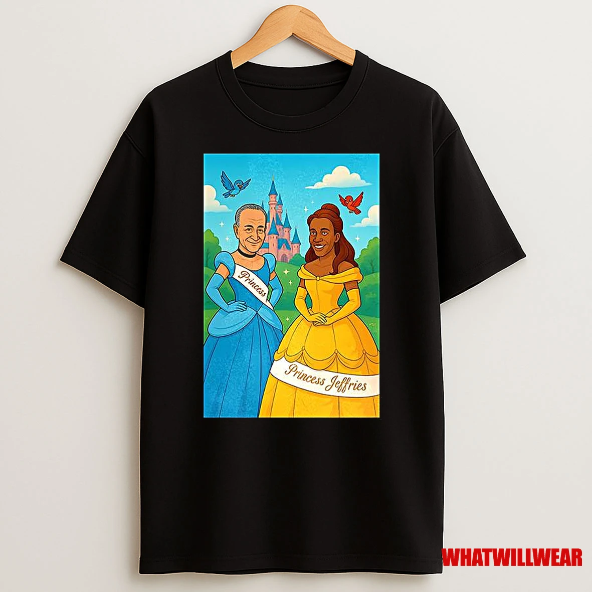 Princess And Princess Jeffries No Kings Cartoon Shirts