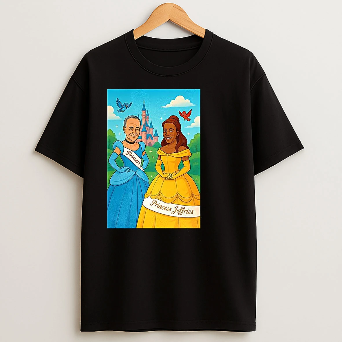 Princess And Princess Jeffries No Kings Cartoon T Shirts