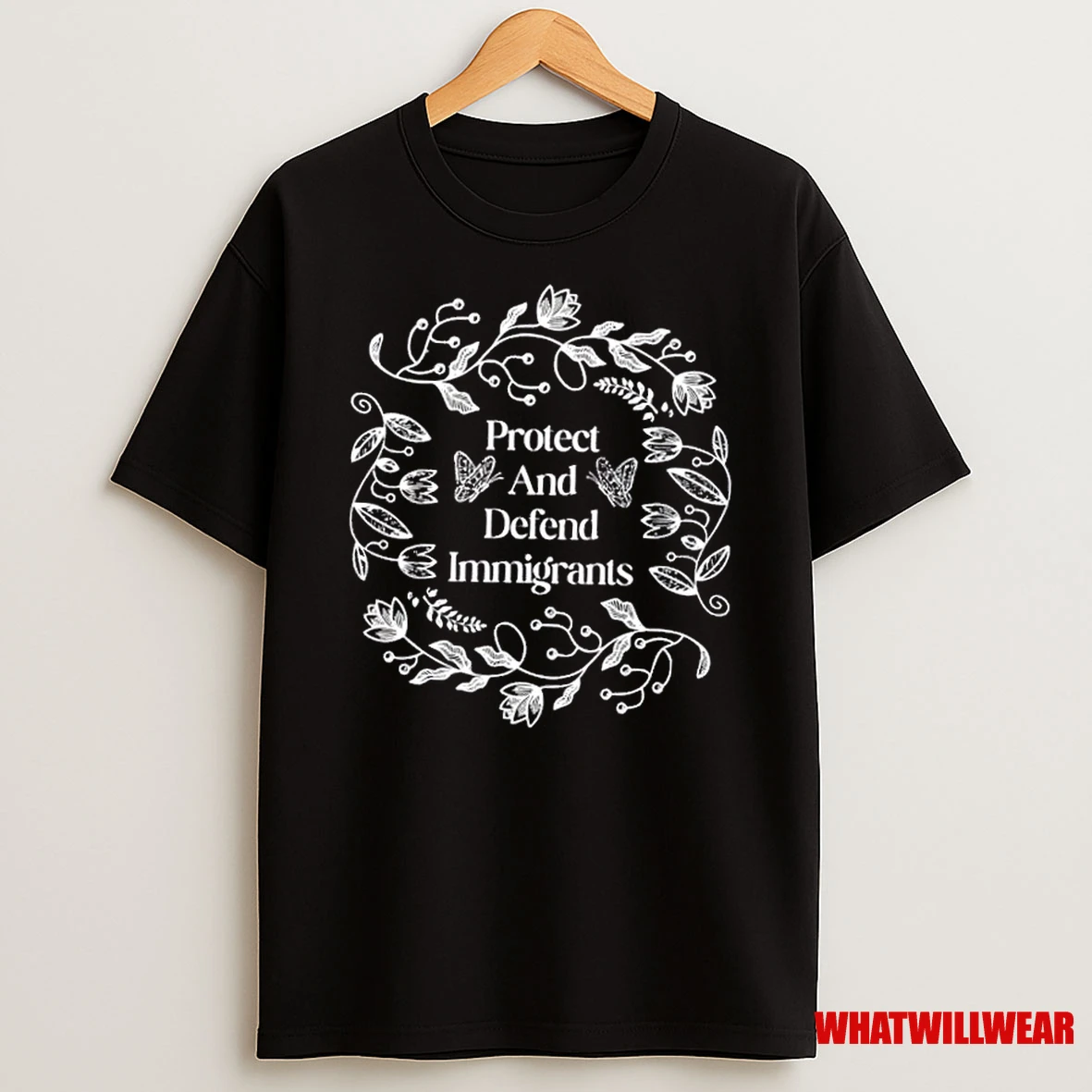 Protect And Defend Immigrants Butterfly And Floral Shirts