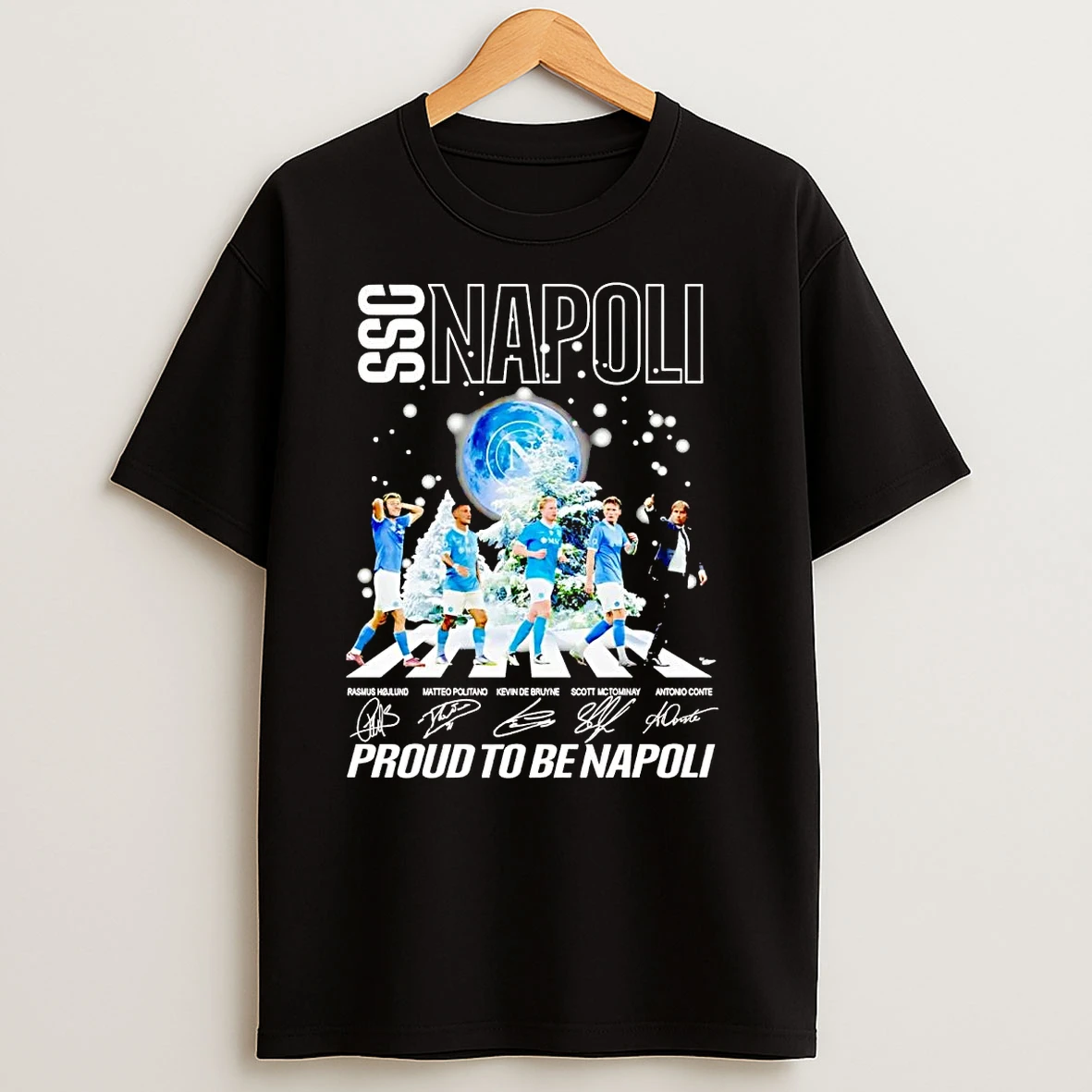 Proud To Be Ssc Napoli Team Player Winter T Shirts