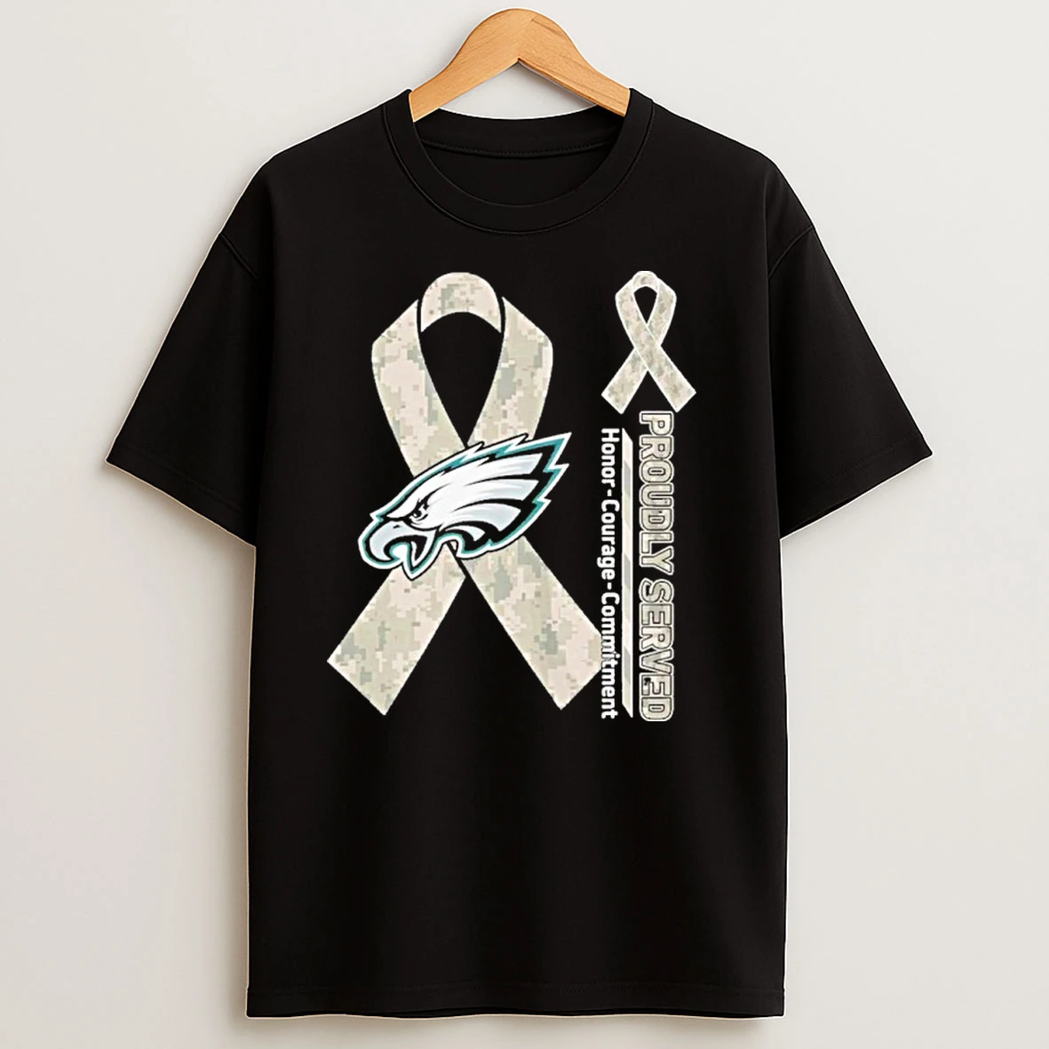 Proudly Served Honor Courage Commitment Philadelphia T Shirts