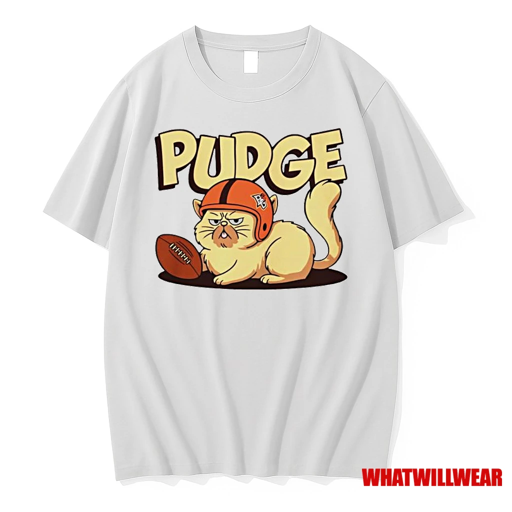 Pudge The Cat Bowling Green Falcons Ornaments Shirts