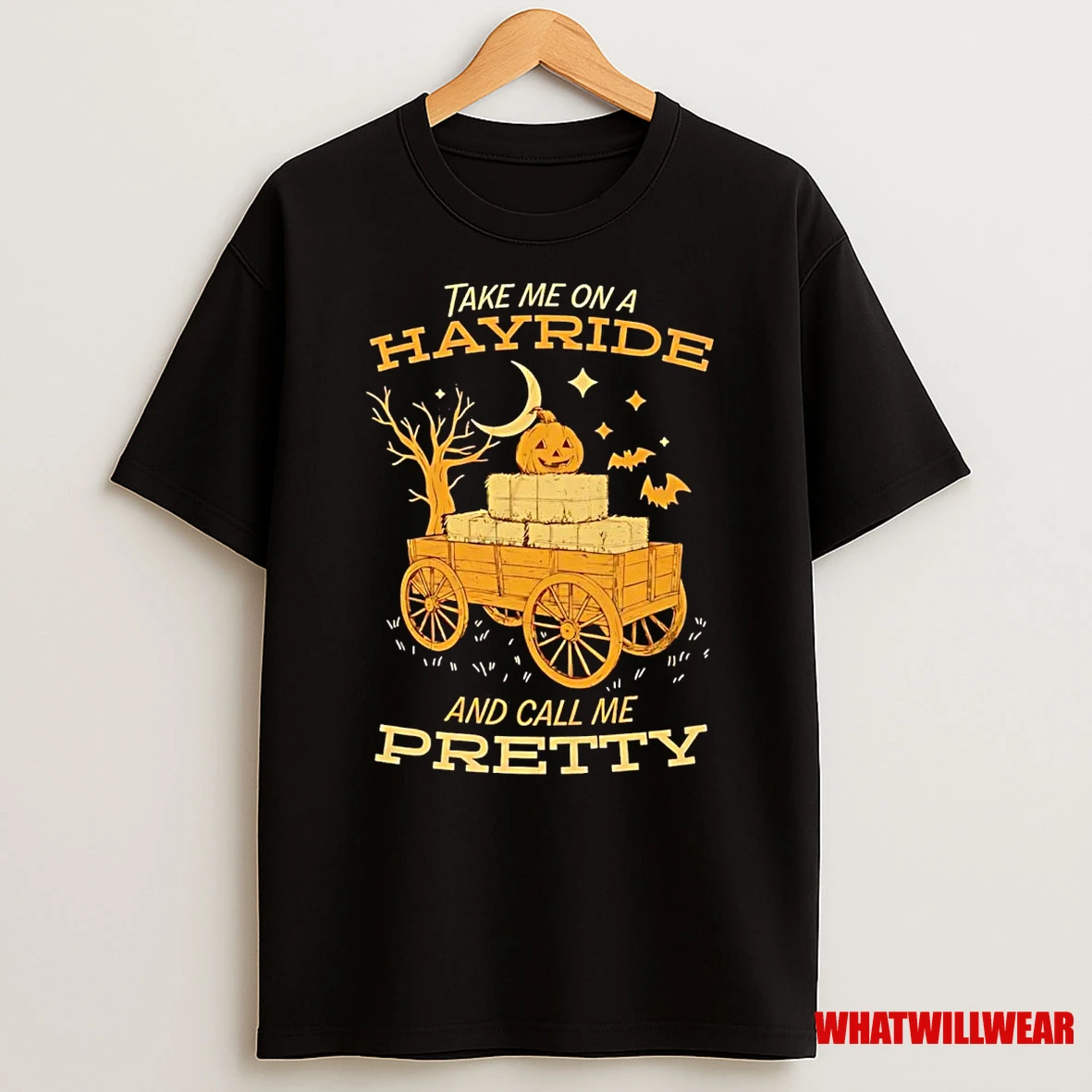 Pumpkin Take Me On A Hayride And Call Me Pretty Halloween Shirts