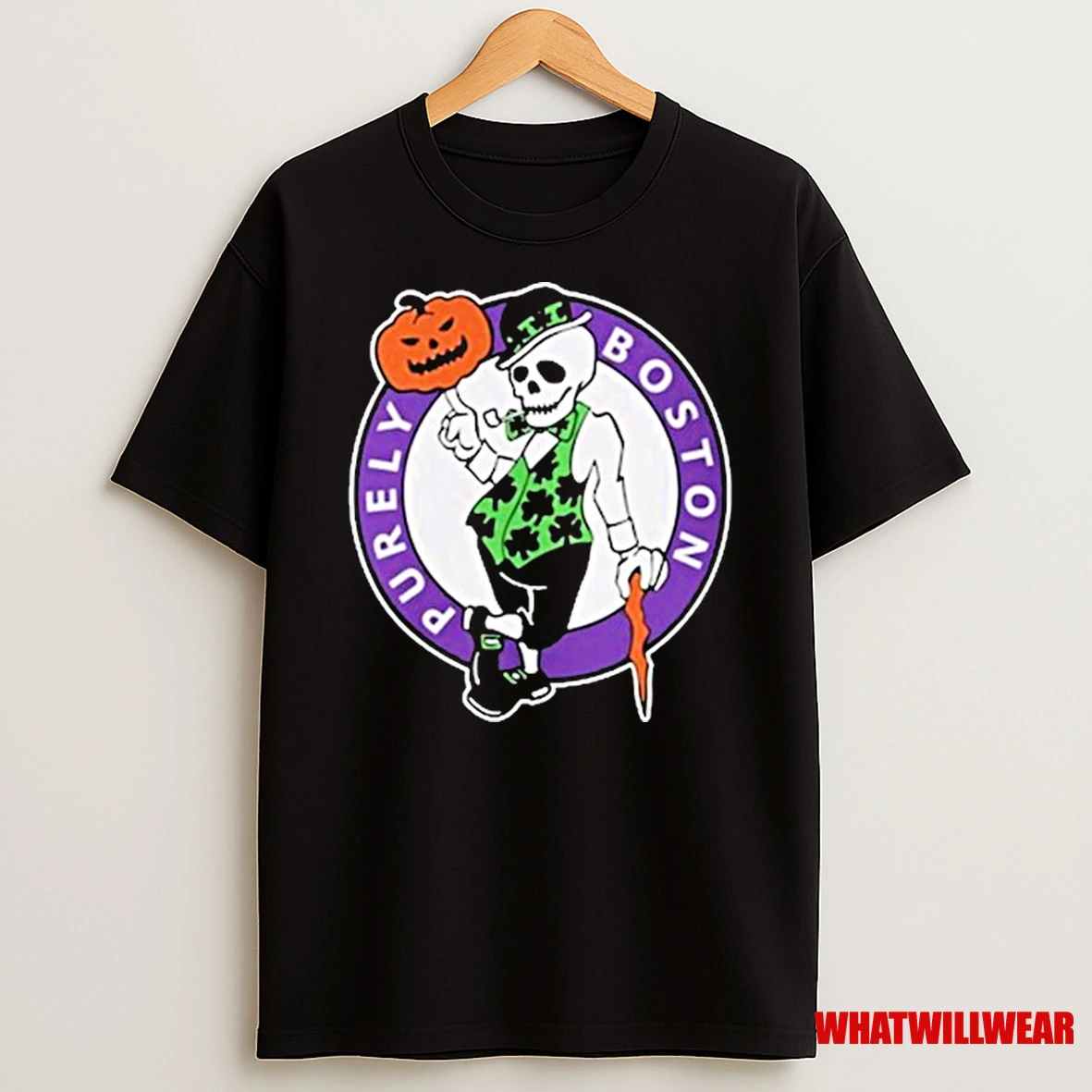 Purely Boston Celtics Haunted Hoops Halloween Shirts