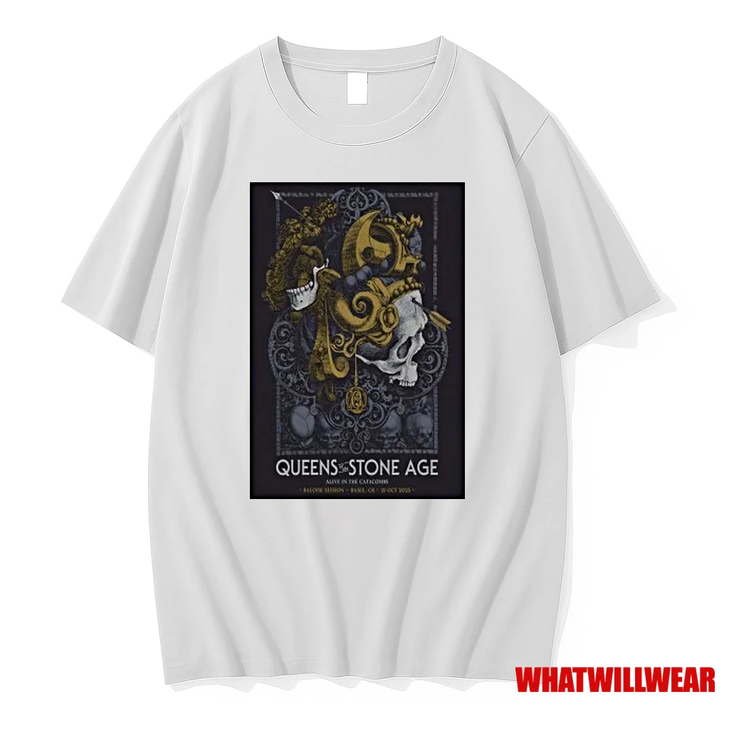 Queens Of The Stone Age Basel Ch 10 21 2025 Shirts