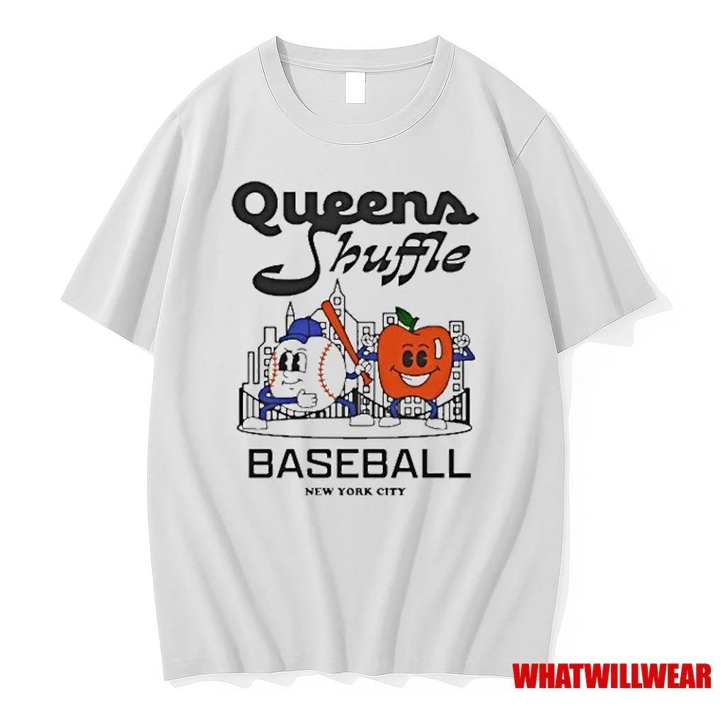 Queens Shuffle Toddler Baseball New York City Shirts