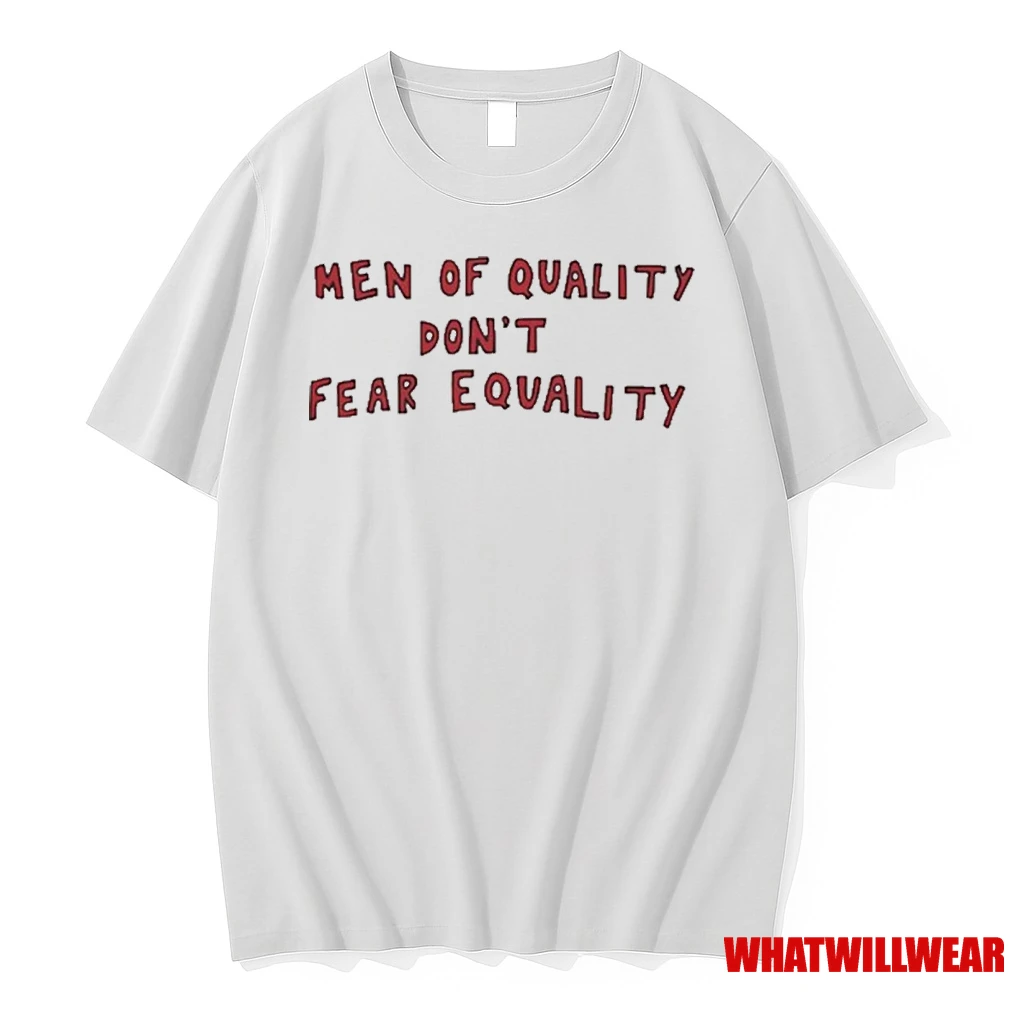 Quinn Meinerz Wearing Men Of Quality Dont Fear Equality Shirts
