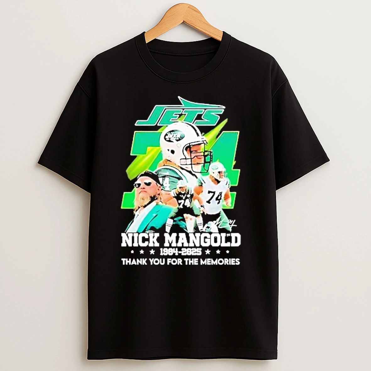 R I P Nick Mangold Forever 41 1948 2025 Thank You For The Memories T Shirts
