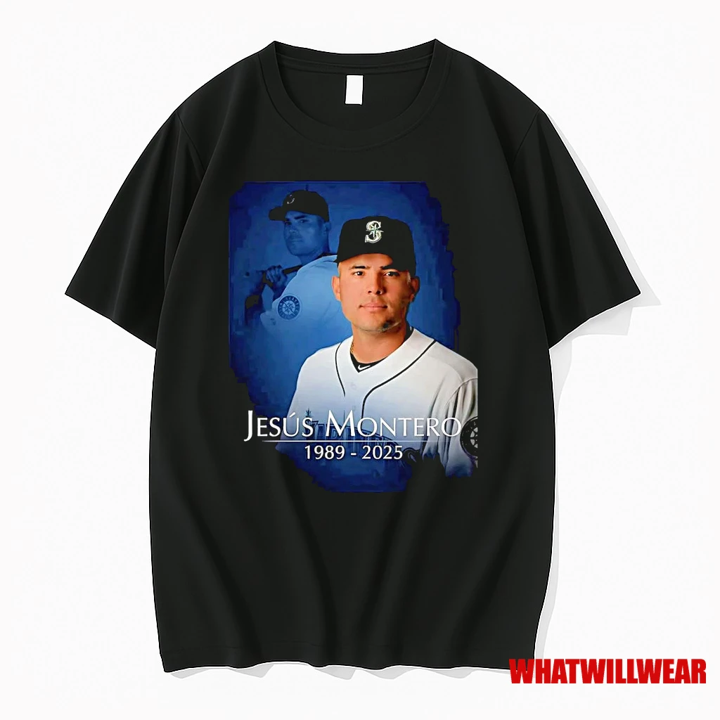 Rip Jesus Montero 1989 2025 Seattle Mariners Shirts