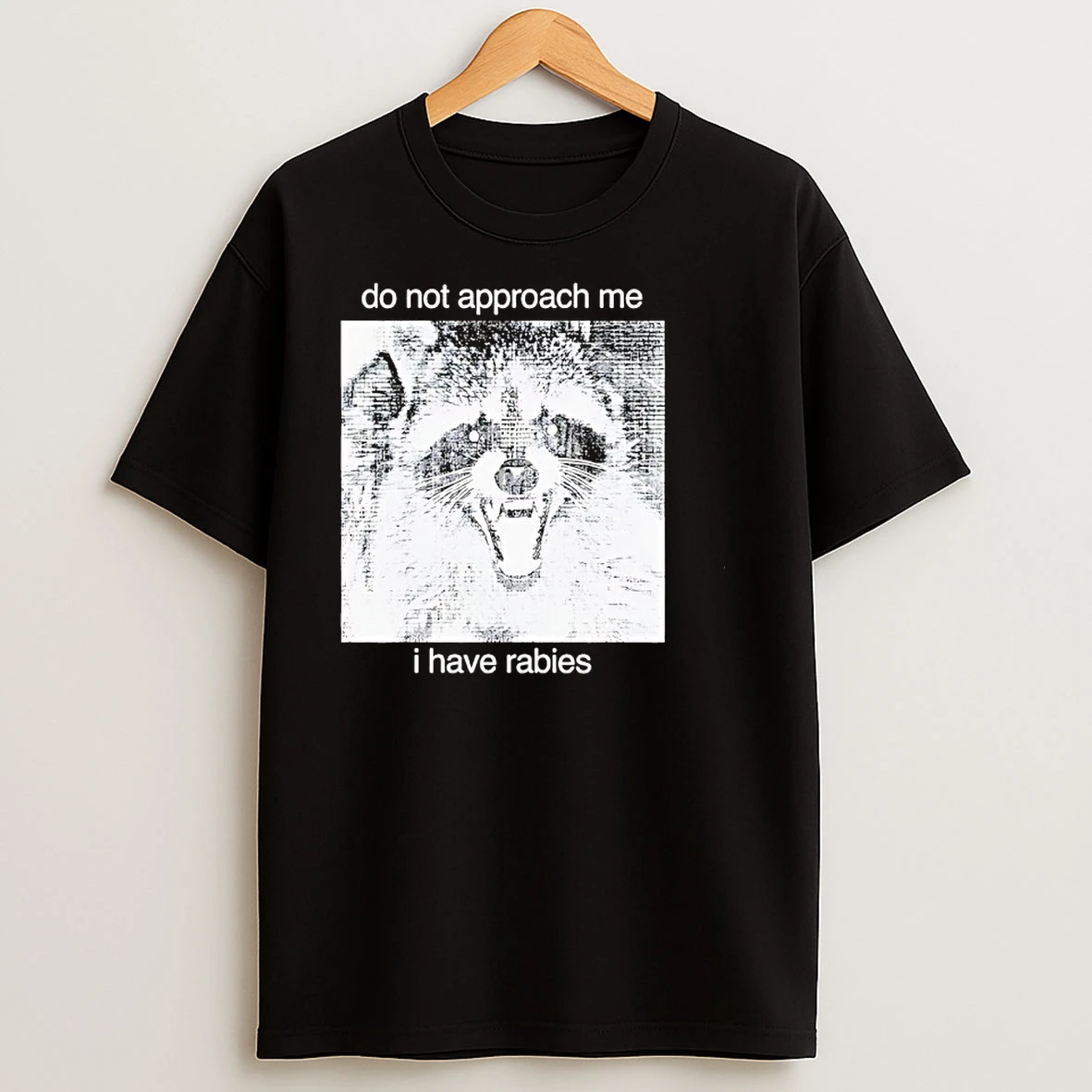 Raccoon Do Not Approach Me I Have Rabies T Shirts