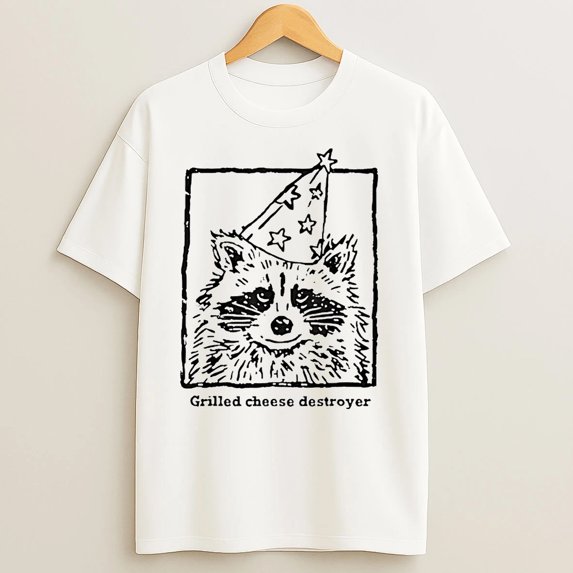 Raccoon Party Grilled Cheese Destroyer T Shirts