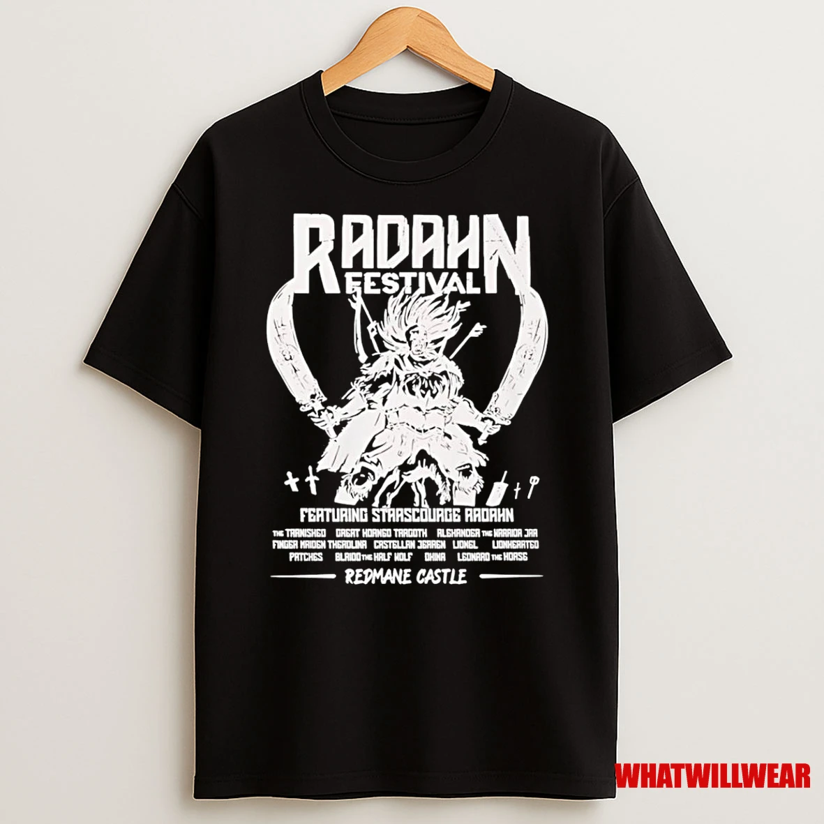 Radahn Festival Featuring Staascouage Aaoahn Redmane Castle Shirts