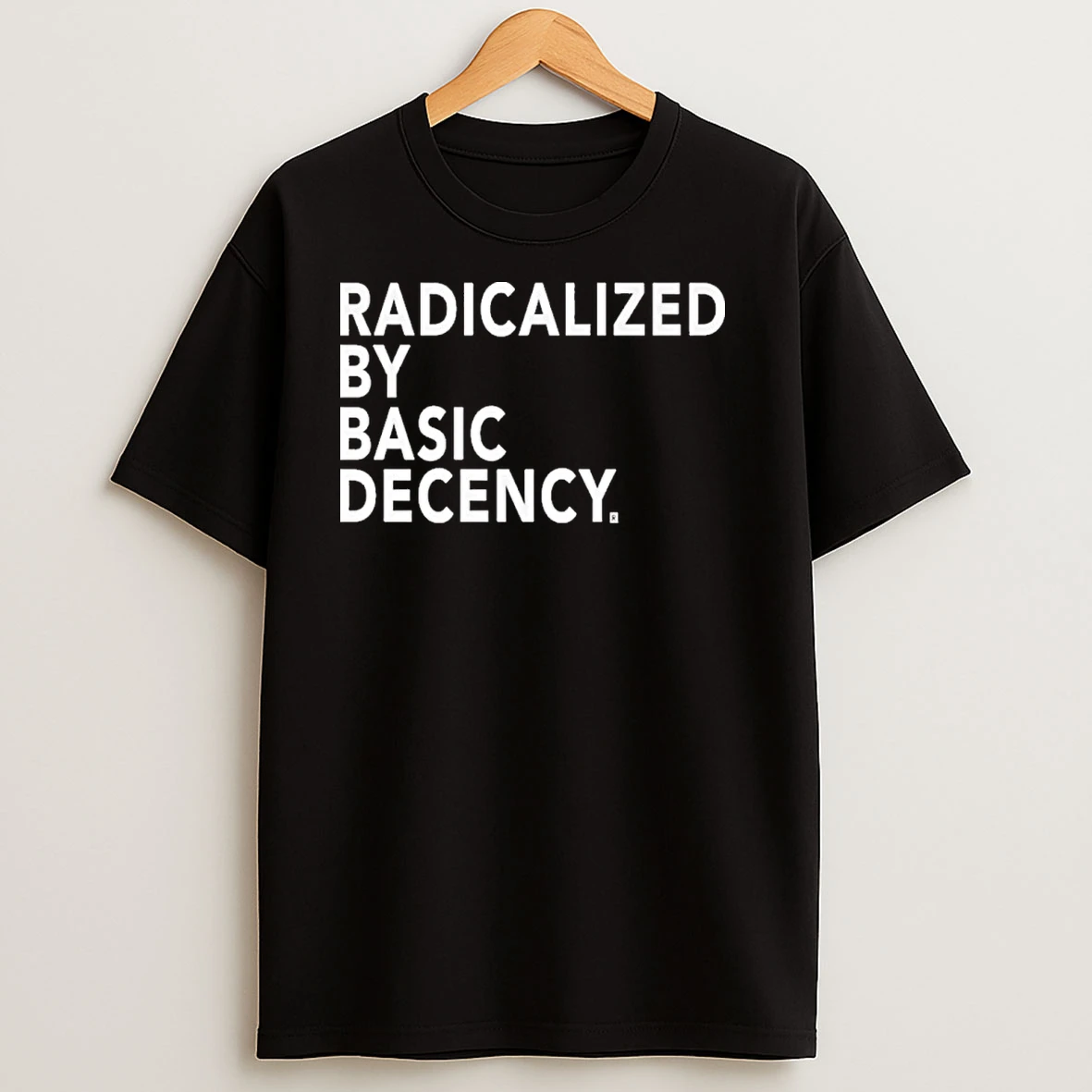 Radicalized By Basic Decency T Shirts