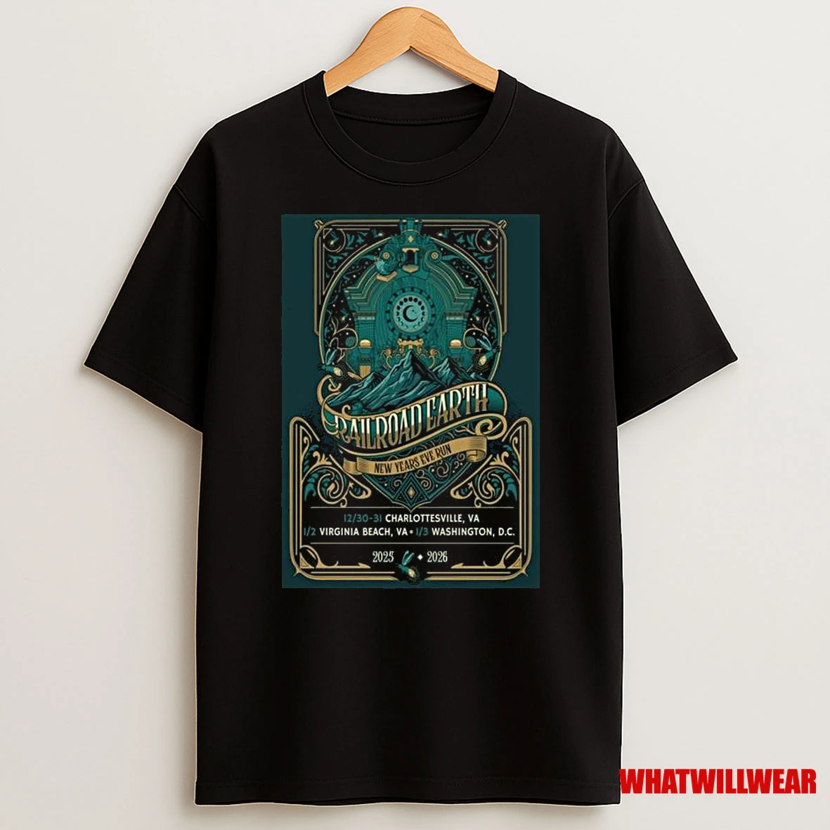 Railroad Earth January 2 2026 Virginia Va Shirts