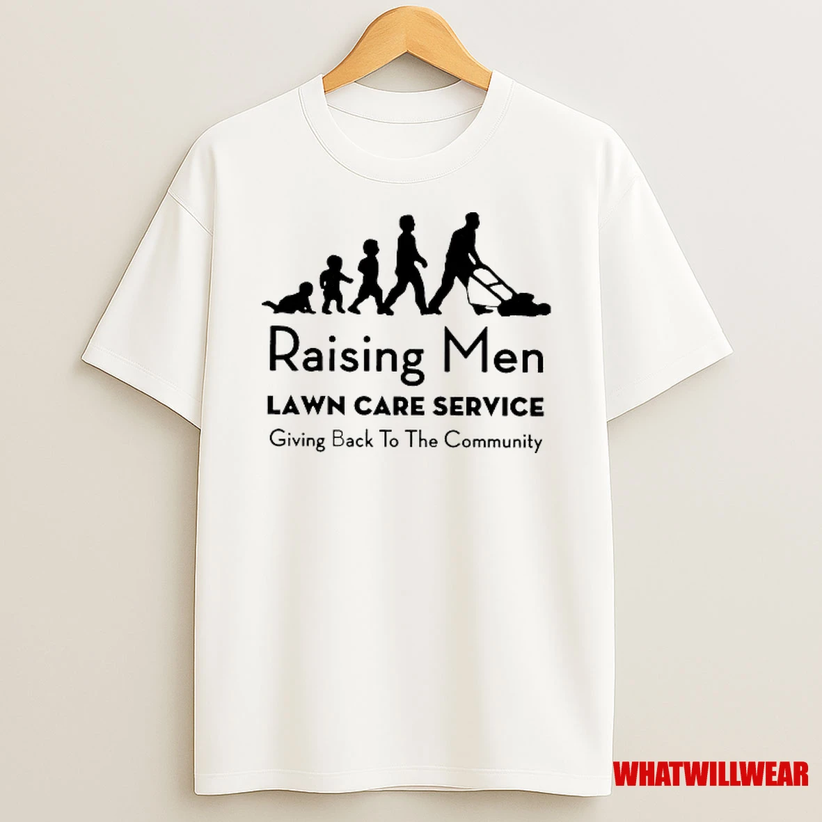 Raising Men Lawn Care Service Giving Back To The Community Shirts
