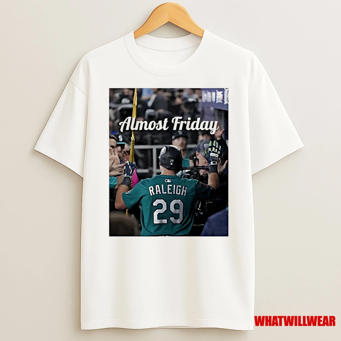 Raleigh Cal Raleigh Trident Seattle Mariners Almost Friday Shirts