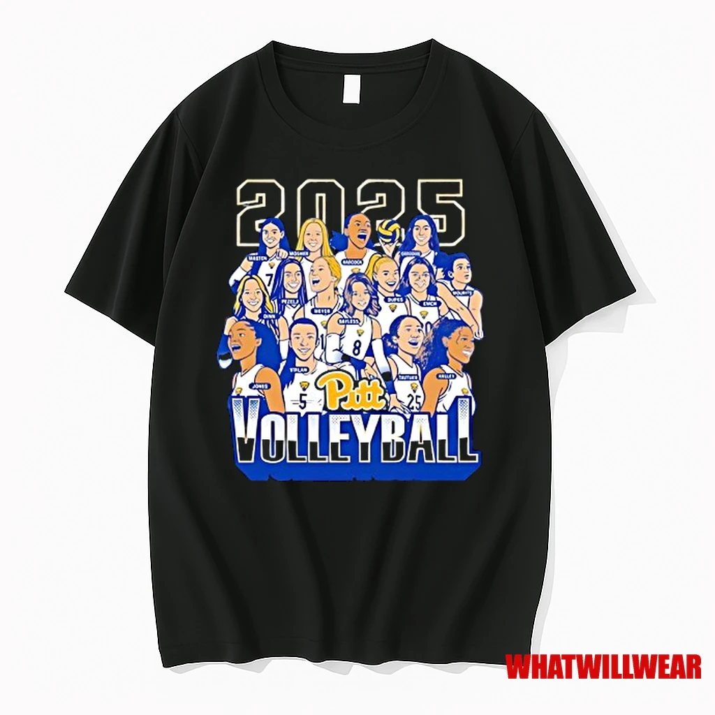 Rally Pitt Panthers Volleyball Roster 2025 Shirts