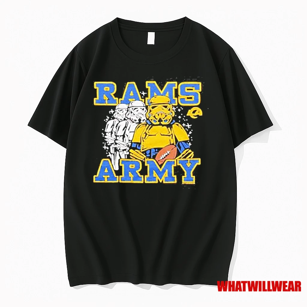 Rams Army Star Wars X Los Angeles Rams Shirts