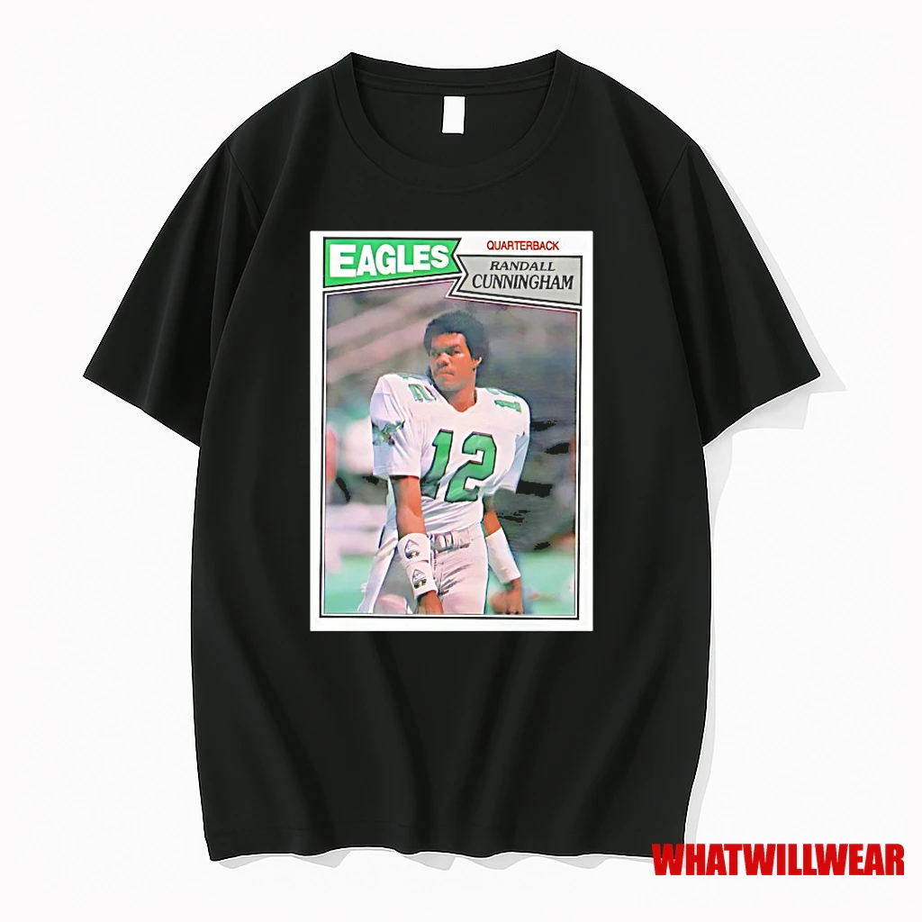 Randall Cunningham Philadelphia Eagles 1987 Nfl Football Card Shirts