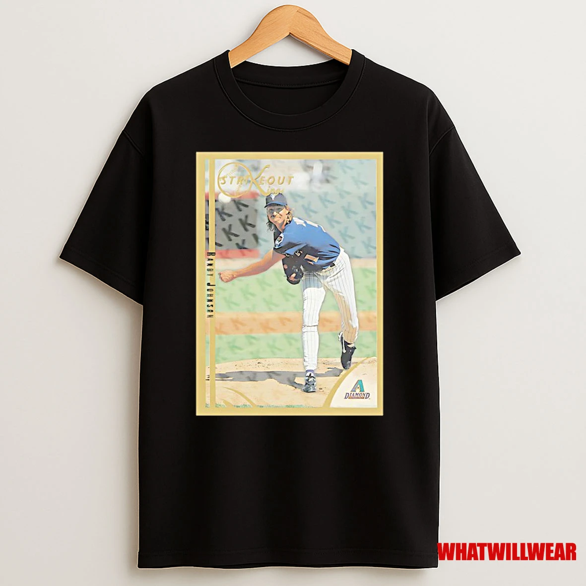 Randy Johnson Arizona Diamondbacks 1999 Card Player Shirts