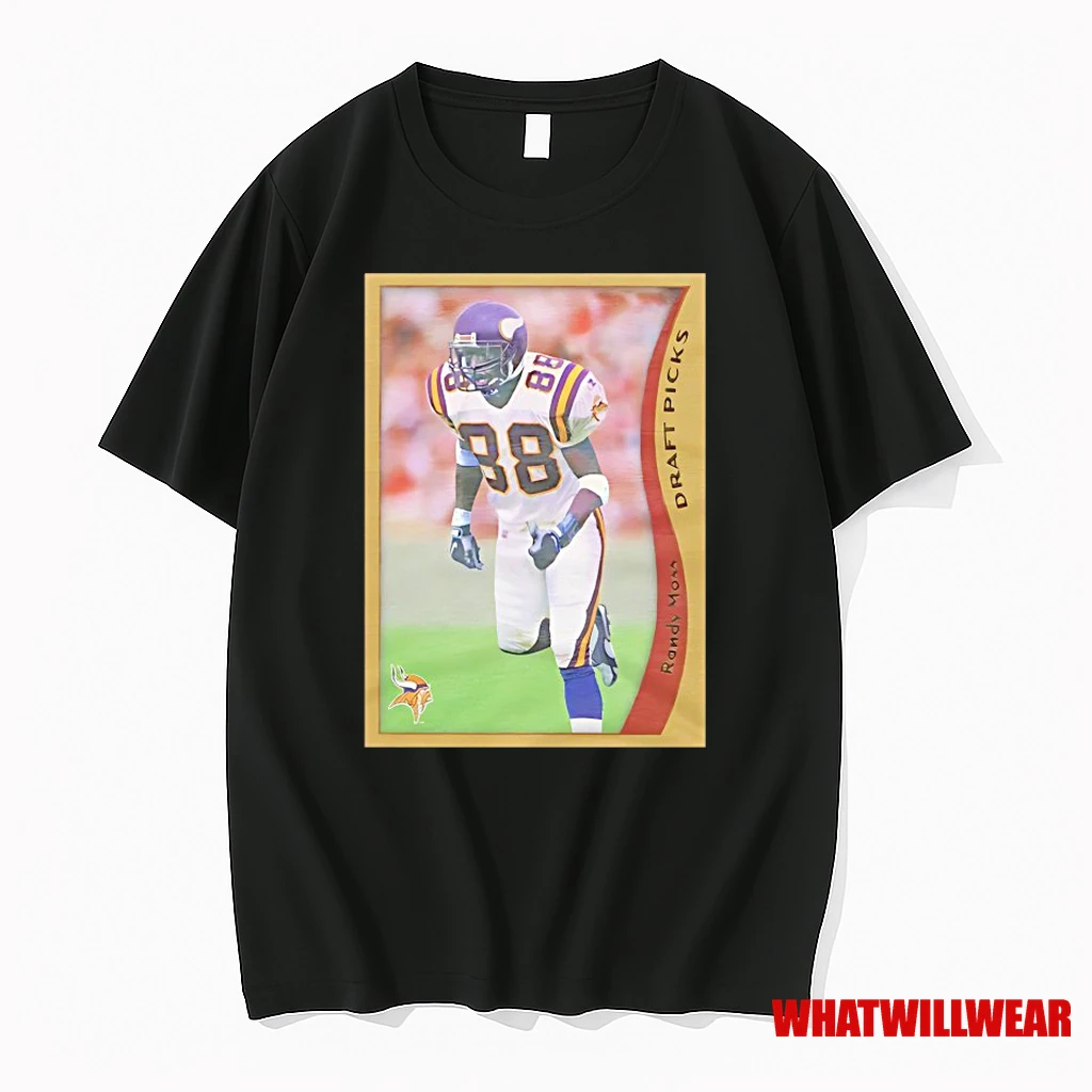 Randy Moss Minesota Vikings 1998 Nfl Football Card Shirts
