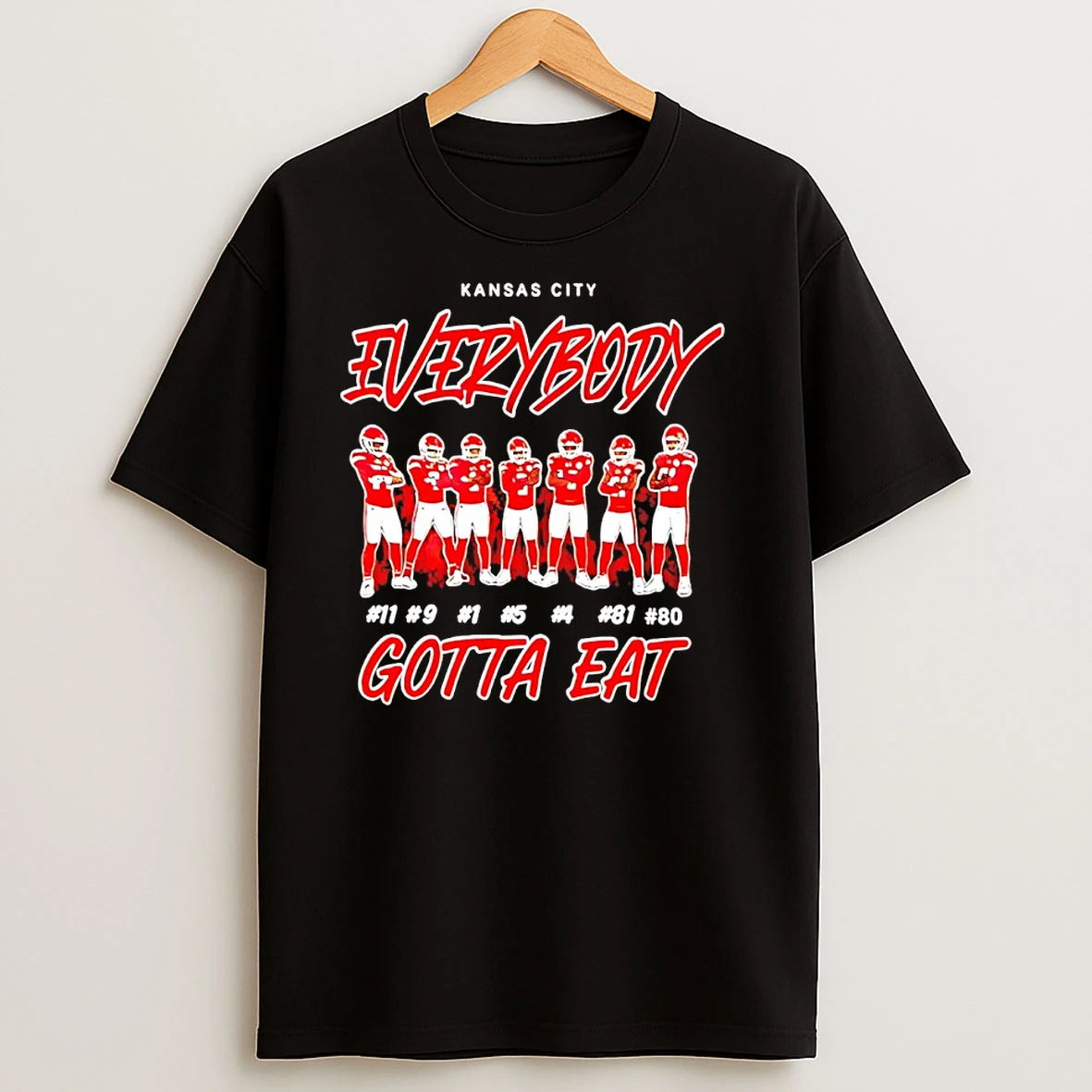 Rashee Rice Everybody Gotta Eat Kansas City Chiefs T Shirts