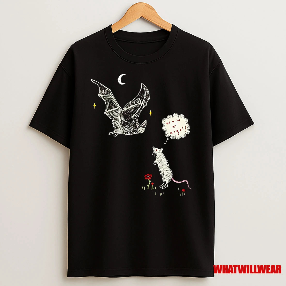 Rat Wow An Angel Bat Shirts