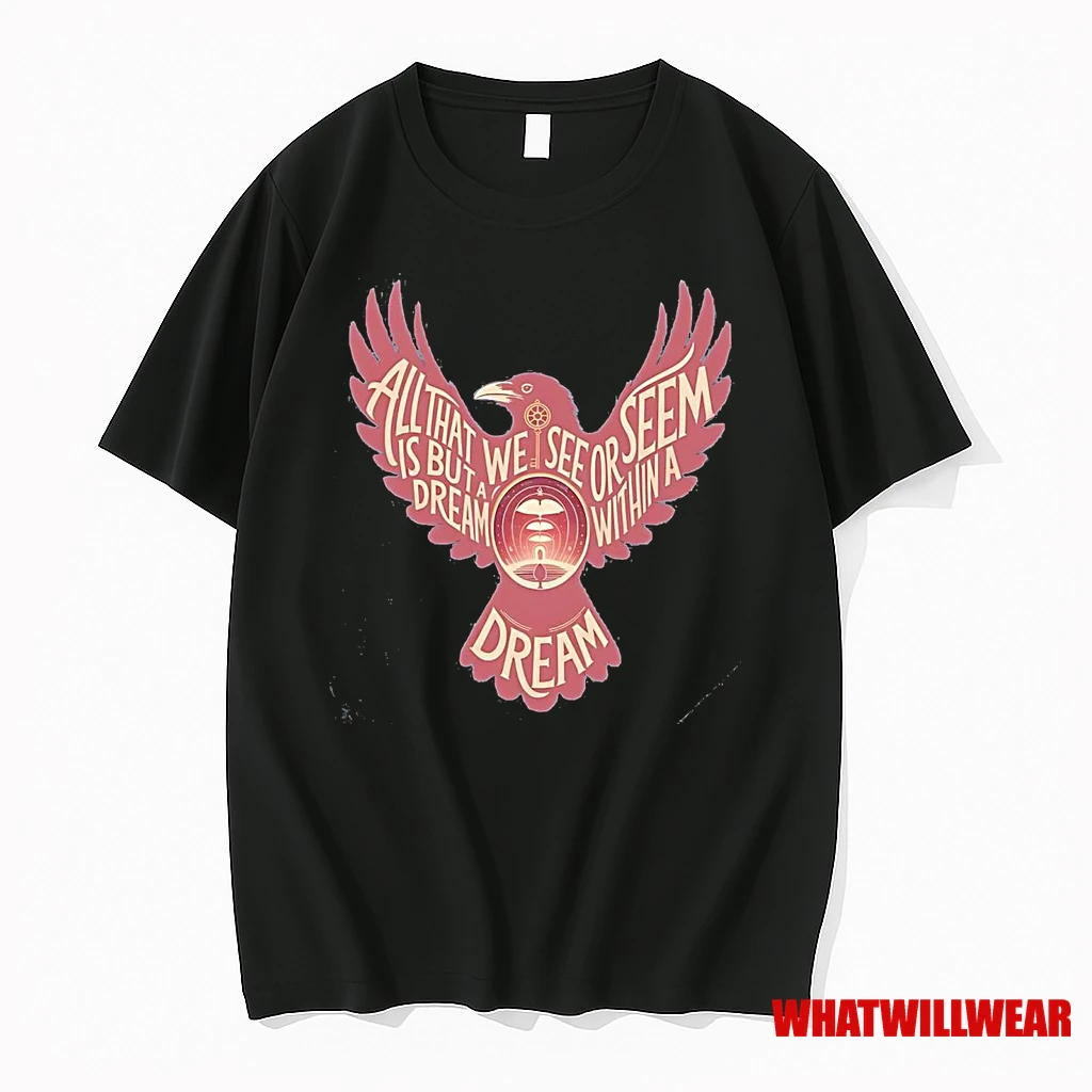 Raven All That We See Or Seem Is But A Dream Within A Dream Shirts