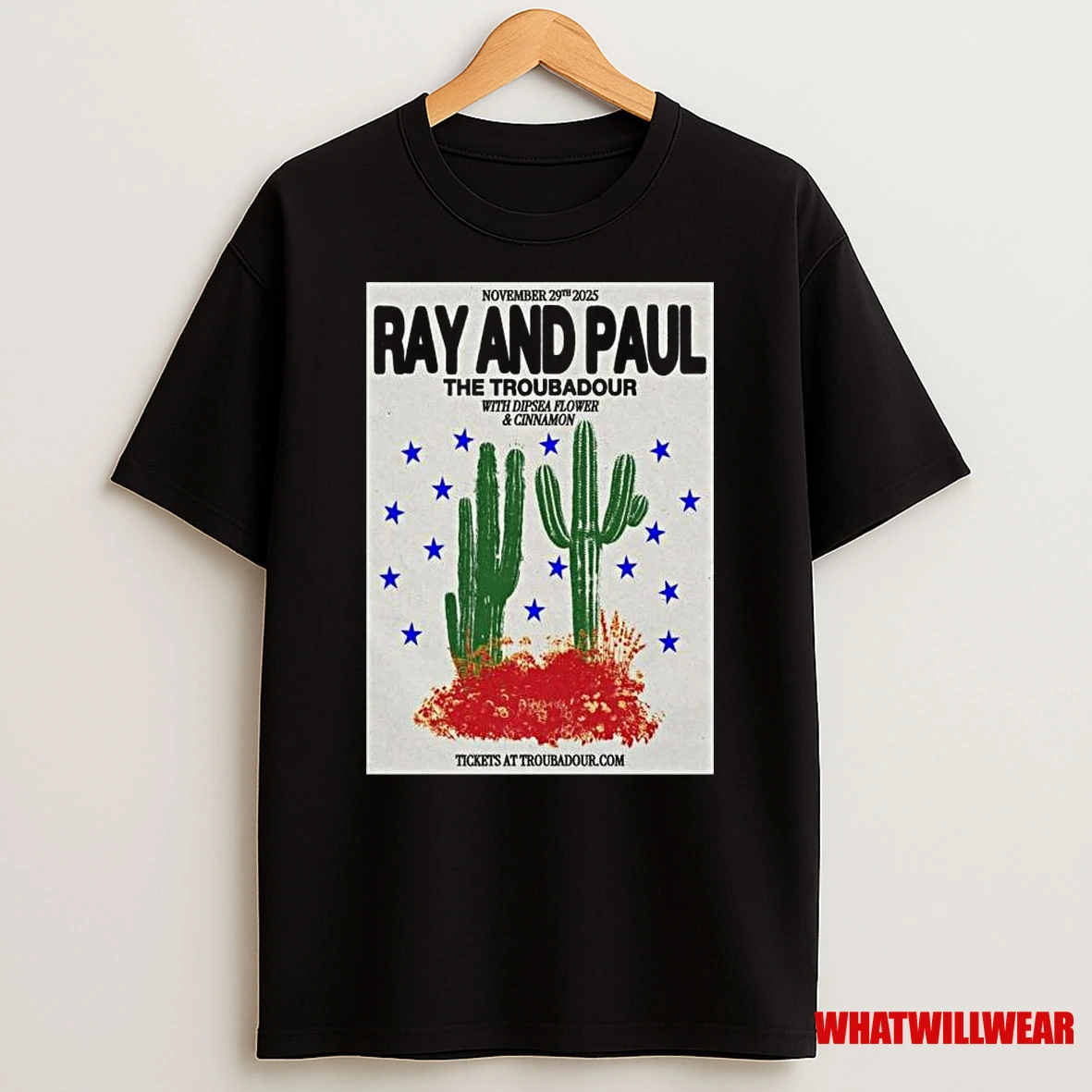 Ray And Paul November 29 2025 The Troubadour West Hollywood Shirts