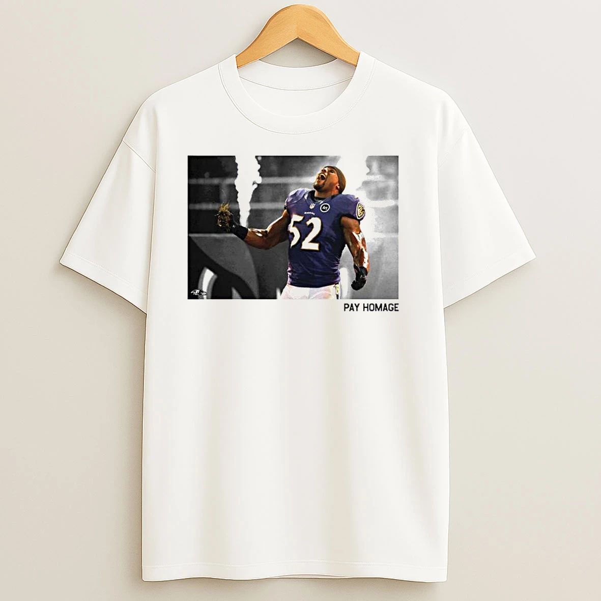 Ray Lewis Baltimore Ravens Nfl Pay Homage Retro Ornaments T Shirts